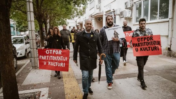 УМЕТНИЦИ НОВУ ВЛАДУ ДОЧЕКАЛИ ПРОТЕСТОМ: Културним радницима смета именовање Вујовићеве за  министарку