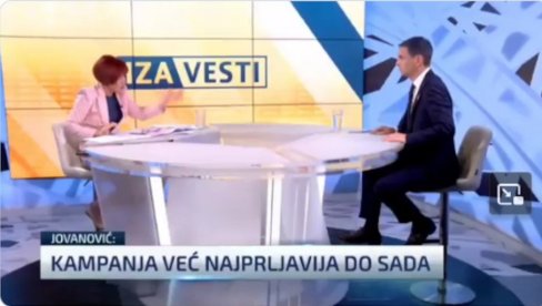 MILOŠ JOVANOVIĆ I VODITELJKA N1 SE USAGLASILI: Da, treba sa Đilasom da rušite Vučića (VIDEO)