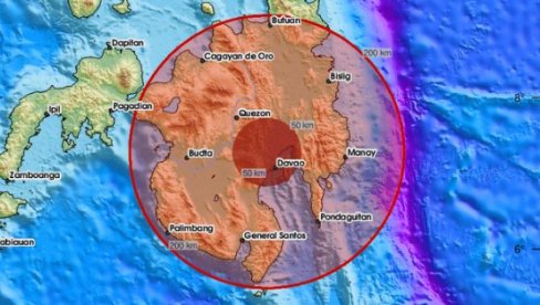 СТРАХОВИТ ЗЕМЉОТРЕС ПОГОДИО ФИЛИПИНЕ: Издато упозорење на цунами (ФОТО)