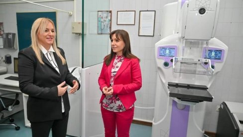 ЛАКШЕ ДО ДИЈАГНОЗЕ: Дом здравља у Руми добио нови мамограф (ФОТО)