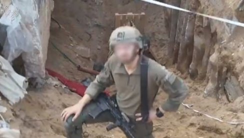 POGLEDAJTE - IZRAELSKA VOJSKA OBJAVILA SNIMAK: Tvrdi da je uništila Hamasov tunel ispod bolnice Šifa (VIDEO)