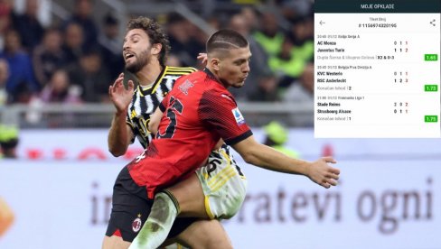 JUČE SMO PROŠLI! Evo Tip tiketa za subotu JUČE SMO PROŠLI! Evo Tip tiketa za subotu