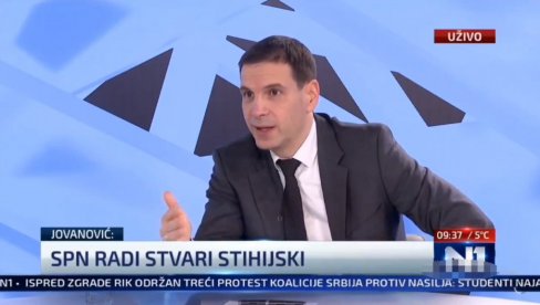 HAJDE DA SE NE LAŽEMO Jovanović: I Đilasovci su i izbornoj noći znali da su izgubili izbore  (VIDEO)