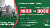 DA STEFAN PONOVO HODA: Pošalji 1603 na 3030 ili uplati pomoć na ove račune