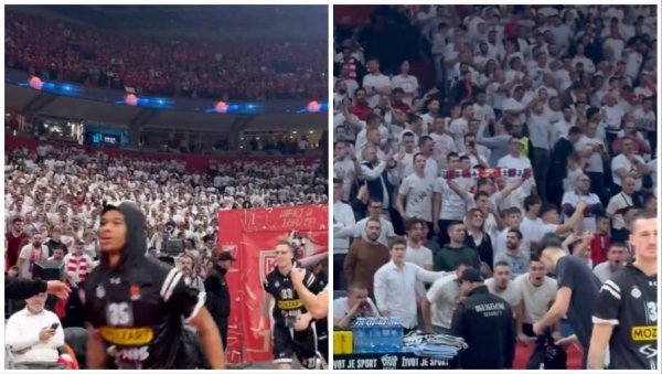 НЕПРИЈАТНО: Ово су делије урадиле када су кошаркаши Партизана изашли на мегдан Црвеној звезди у Евролиги (ВИДЕО)