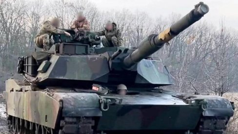 ABRAMSI PRVI PUT NA FRONTU: Objavljeni su snimci pojavljivanja američkog tenka u Ukrajini (VIDEO)
