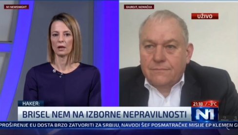 ТОМАС ХАКЕР ОТКРИО ПАКЛЕНИ ПЛАН БЕРЛИНА: Довести опозицију која би признала Косово и увела санкције Русији (ВИДЕО)