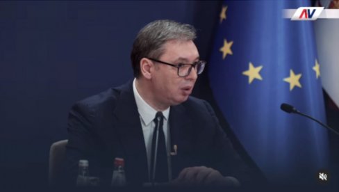 VUČIĆ O SITUACIJI NA KiM: Verujemo da će Kurtijev režim nastaviti sa ometanjima (VIDEO)