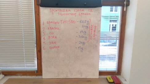 RECEPT ZA HLEB - NA PROZORU: Evo kako mese budući pekari, učenici Poljoprivredne škole u Požarevcu RECEPT ZA HLEB - NA PROZORU: Evo kako mese budući pekari, učenici Poljoprivredne škole u Požarevcu