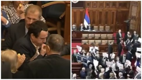 ĐILAS IGRA KAKO KURTI SVIRA: Neredi u parlamentu po scenariju Samoopredeljenja (VIDEO)