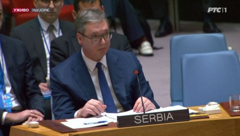 NAMETANJE EVRA IMA SAMO JEDAN CILJ: Vučić poručio na sednici SB UN - Ukidanje dinara je napad na srpsko stanovništvo
