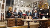 SLAVOMIRU GVOZDENOVIĆU URUČENA NAGRADA UDRUŽENJA KNJIŽEVNIKA SIMO MATAVULJ: Na književnoj večeri u Adligatu Gvozdenović i Miroslav Aleksić
