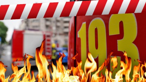 CEO GRAD POD DIMOM: Veliki požar na gradskoj deponiji kod Aleksinca
