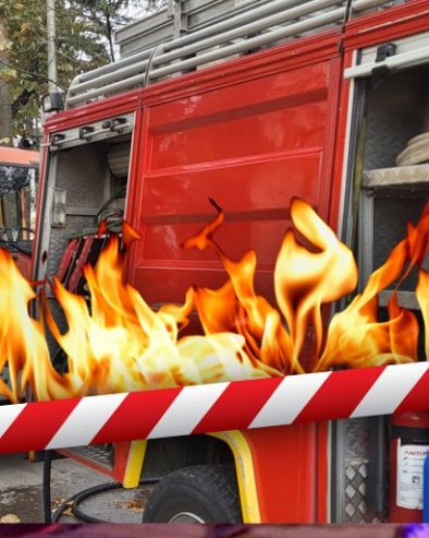 БУКНУО ПОЖАР КОД ТЦ УШЋЕ: Ватра захватила оближњу бараку