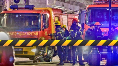PRVE FOTOGRAFIJE DRAME U SURČINU: Veliki broj vatrogasaca-spasilaca u akciji izlačenja muškarca koji je upala u silos (FOTO)