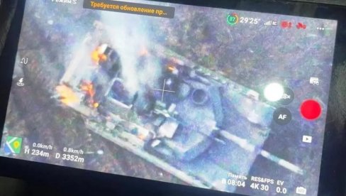 НОВИ ШОК НА ЗАПАДУ: Друго документовано уништење украјинског абрамса М1А1 СА! (ВИДЕО)