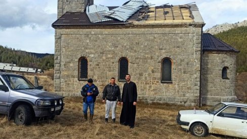 UTOČIŠTE TOKOM RATA: Saniran krov srpske svetinje u selu Preodac kod Bosanskog Grahova