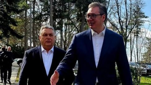 SRDAČAN SUSRET VUČIĆA I ORBANA: Teška vremena i ozbiljna pitanja uvek su lakša kada ih podelite sa iskrenim partnerima i prijateljima (FOTO)