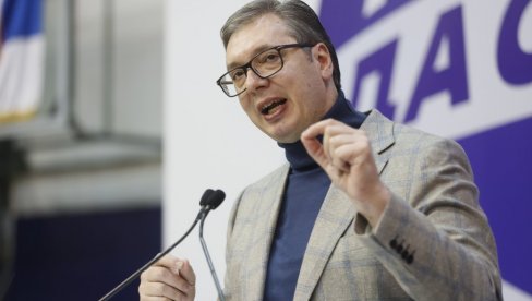 SEDNICA GO SNS: Vučić - Pobedićemo, narod hoće one koji će da se bore za Beograd, za ljude