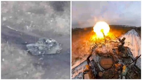 СУКОБ АМЕРИЧКОГ И РУСКОГ ОКЛОПА: Т-72Б3 је првим хицем уништио тенк Абрамс на Авдејевском правцу (ВИДЕО)