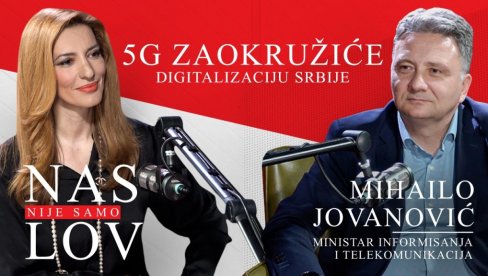 5G MREŽA ZAOKRUŽIĆE DIGITALIZACIJU SRBIJE: Ministar informisanja Mihailo Jovanović gost podkasta Novosti (VIDEO)