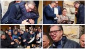 VUČIĆ POSETIO PAMBUKOVICU: Predsednik obradovao meštane - Za 7 dana videćete mašine (FOTO/VIDEO)