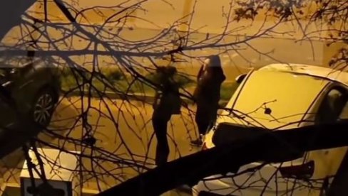 БЛАГО КУЋИ КОЈУ ЗАОБИЂУ: Потукле се две девојке, снимак окршаја згорзио Београђане (ВИДЕО)
