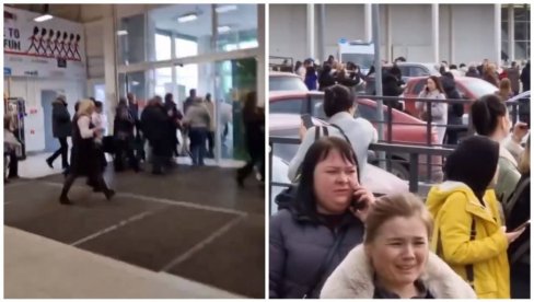 HAOS U RUSIJI: Pogledajte snimke - Evakuisan tržni centar u Sankt Peterburgu, prijavljena bomba (VIDEO)