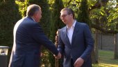 ВУЧИЋ НА СЕДНИЦИ САВЕТА ЗА САРАДЊУ СРБИЈЕ И РЕПУБЛИКЕ СРПСКЕ: Важан састанак у Палати Србије