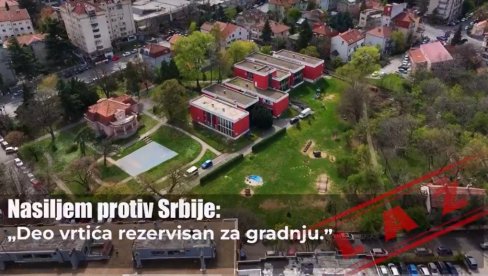 TVRDILI DA GRAD BEOGRAD UZIMA ZEMLJIŠTE OD VRTIĆA: Građani demantovali još jednu gnusnu laž Srbije protiv nasilja (VIDEO)