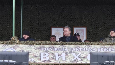 VIHOR 2024: Stigao predsednik Vučić - počinje velika vojna vežba (VIDEO)