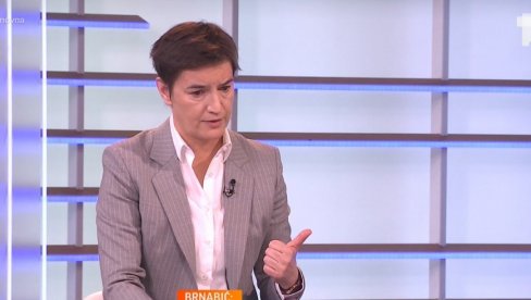 БРНАБИЋ НА ТВ ПРВА: Председница Скупштине Србије о важним и актулним темама