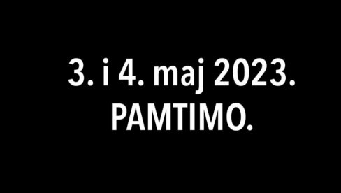 ПРИЗОР ОД КОГ ПОДИЛАЗИ ЈЕЗА: Црна позадина и само једна реч - Медији у Србији прекинули програм у знак сећања на жртве из Рибникара (ФОТО)