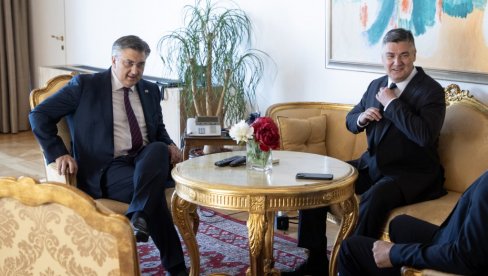 МИЛАНОВИЋ И ПЛЕНКОВИЋ ЗАКОПАЛИ РАТНЕ СЕКИРЕ ЗБОГ СТРАХА ОД СРБИЈЕ: Сазвана хитна седница Већа за националну безбедност Хрватске
