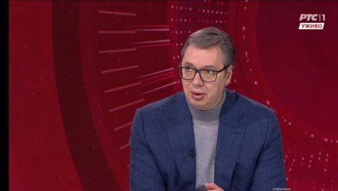 VUČIĆ NA RTS: Predsednik Srbije o odlukama Tužilaštva