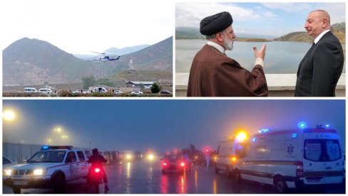 КО ЈЕ СВЕ ПОГИНУО СА РАИСИЈЕМ? Посета Азербејџану се завршила кобно, све очи упрте у Иран (ФОТО)