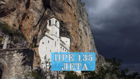 STARA SLIKA MANASTIRA: Ostrog je nekada izgledao znatno drugačije - vidite fotografiju od pre 135 godina (FOTO)