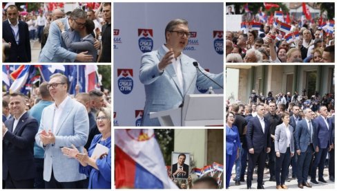 VAŽNA PORUKA VUČIĆA NA MITINGU U VALJEVU: Moramo da se borimo još više - Vi ste narod koji želi da pobeđuje u svemu (FOTO/VIDEO)