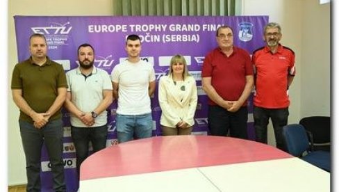 TURNIR TROFEJ EVROPE U STONOM TENISU:  Internacionalno takmičenje u Beočinu od 30. maja do 2. juna, učestvuje 20 ekipa iz 13 zemalja