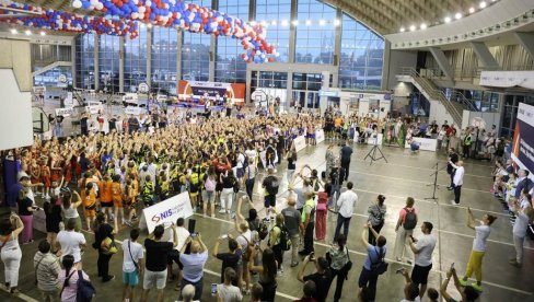 ODRŽAN 22. MEĐUNARODNI MINI BASKET FESTIVAL RAJKO ŽIŽIĆ NA BEOGRADSKOM SAJMU: NIS više od deset godina uz mlade nade srpske košarke