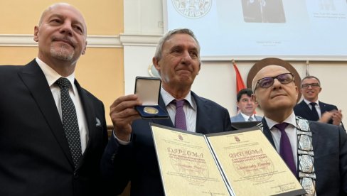 PEŠIĆ POČASNI DOKTOR UNIVERZITETA U NIŠU: Sport je direktno uticao na mene, mi smo svetski, evropski prvaci, ali....