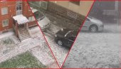 NESTVARNI SNIMCI NEVREMENA: Sve se zabelelo od leda, vozači na Milošu Velikom morali da zaustave automobile (VIDEO)