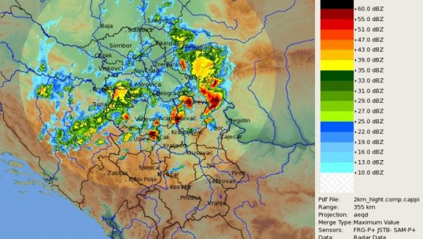 НАЛОГ ШТАБА ЗА ВАНРЕДНЕ СИТУАЦИЈЕ: У Параћину превентивне мере због црвеног метеоаларма