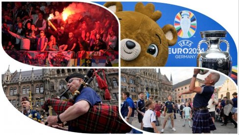 ЕУРО 2024 (1. дан): Почело је - бурно! Шкоти бесни на Немце, Немци шокирани због Русије, а Срби - весели