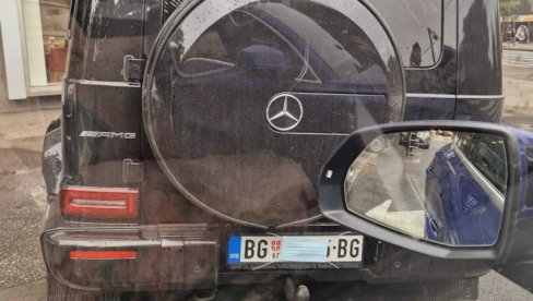 NEVEROVATAN SLUČAJ BAHATOG PARKIRANJA U BEORGADU: Pogledajte šta je uradio vozač AMG mercedesa (FOTO)