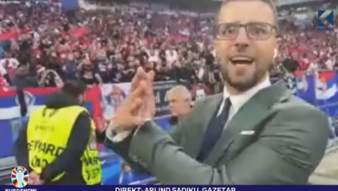 ŠIPTARSKI PIR! Oglasili se iz FSS posle sramne reakcije albanskog novinara, traže hitnu reakci UEFA