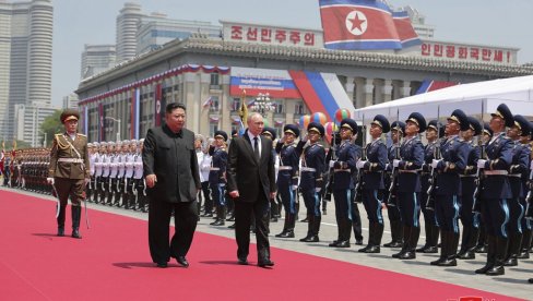 PRIMIRJE KRHKO NA KOREJSKOM POLUOSTRVU: Sporazum imeđu lidera Rusije i Severne Koreje izazvao uzbunu prvog suseda