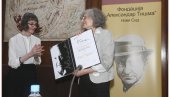 PISANJEM PROTIV ZABORAVA: Književnici Sesil Vajsbrot uručena nagrada Aleksandar Tišma u Novom Sadu