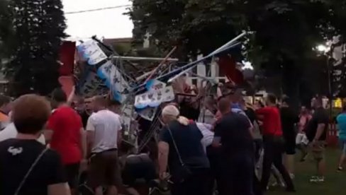 PREVRNUO SE RINGIŠPIL: Jeziva nesreća u Doboju, ima povređenih (FOTO/VIDEO)