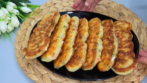 SPREMAJU SE BRZO I LAKO: Preukusne piroške punjene sirom i šunkom (VIDEO)